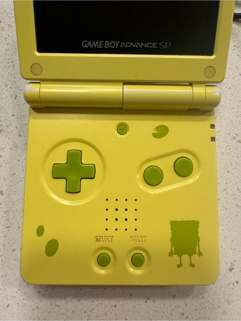 Nintendo SpongeBob Limited-Edition Game Boy Advance SP - Yellow *make an offer*